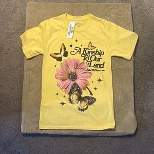 Yellow Graphic Tee